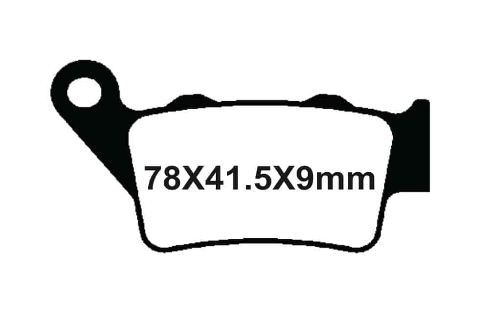 IGNYX Copper Sintered Rear Brake Pads For Ducati Monster 797 - SNT-F124 IGNYX