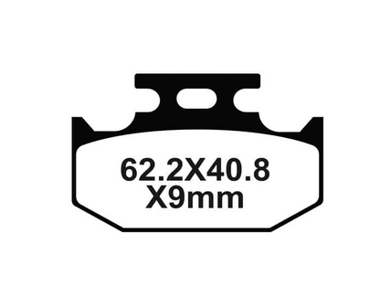 IGNYX Copper Sintered Rear Brake Pads for Yamaha Fazer 25 (SNT-F060) IGNYX