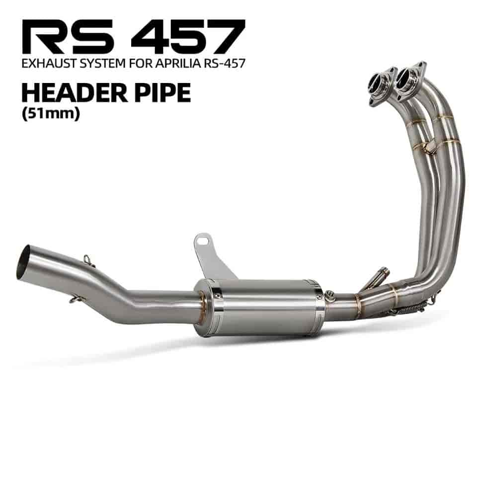Imported Exhaust Silencer Bend Pipe With Catalytic Converter For Aprilia RS 457 Imported