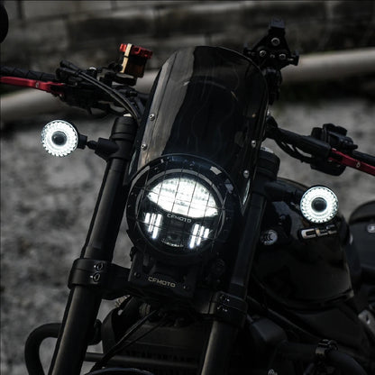 KTOVOL KT-TS02 KT MOTO Auxiliary LED Spotlights Turn Signal Light For Universal Classic Cruiser Motorcycles Imported