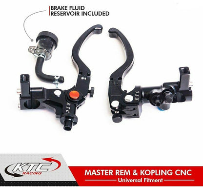 Universal Brake Clutch Lever with Master Cylinder - KTEC Imported
