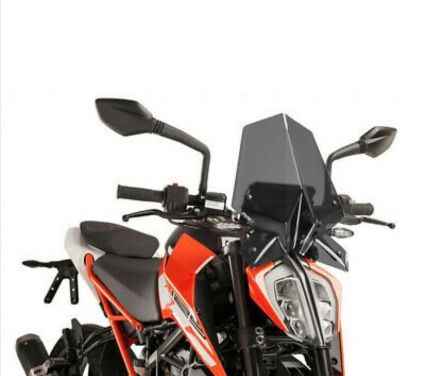 KTM Duke 390 Windshield 2017-2020 - Smoke Imported