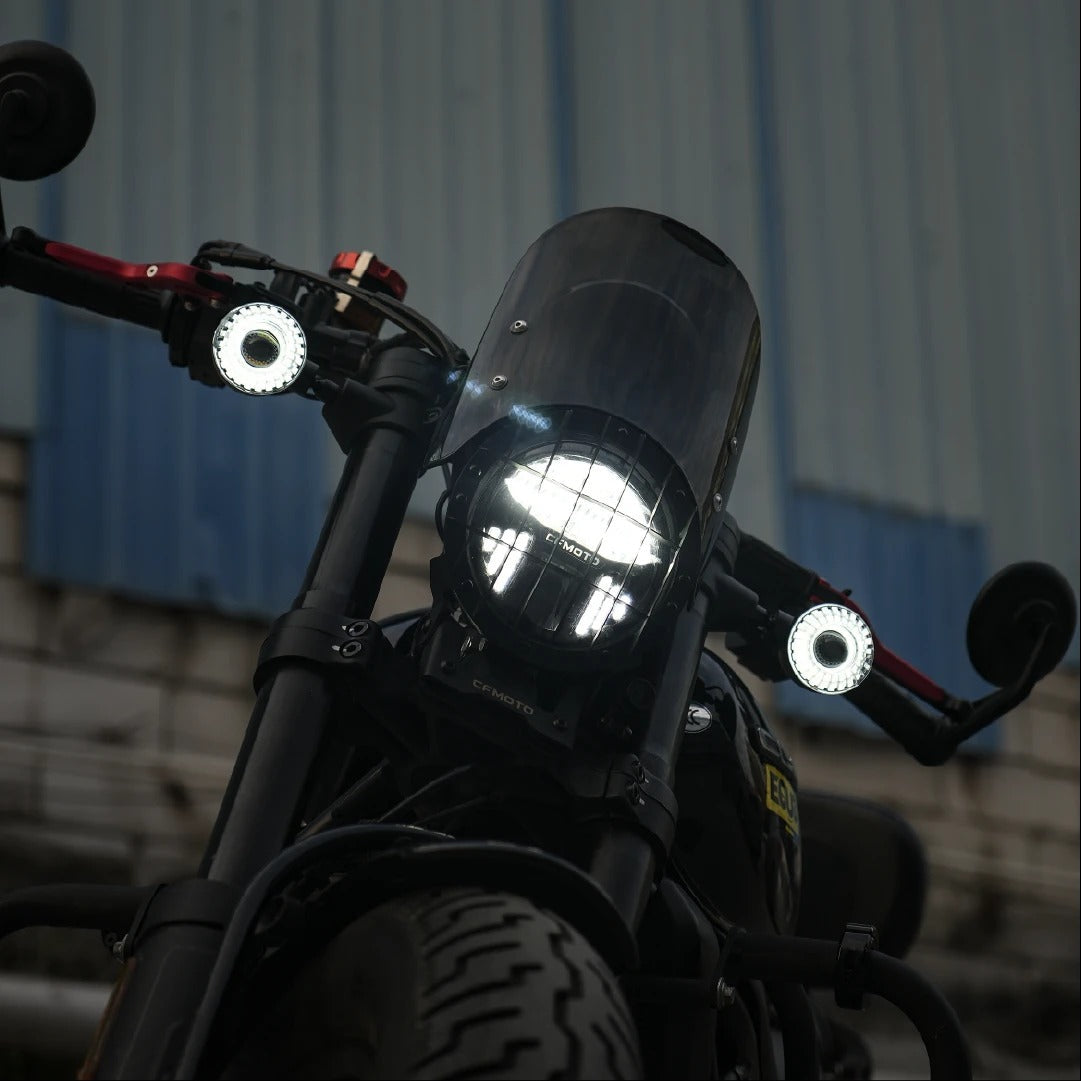KTOVOL KT-TS02 KT MOTO Auxiliary LED Spotlights Turn Signal Light For Universal Classic Cruiser Motorcycles Imported