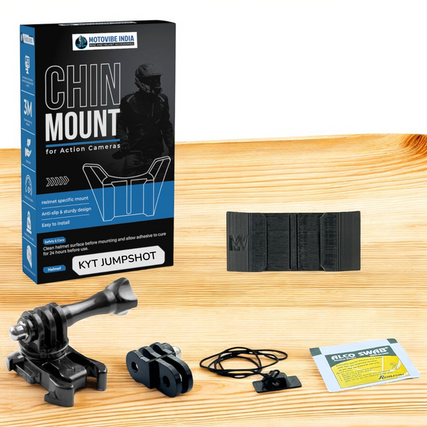 KYT Jumpshot Helmet Chin Mount by Motovibe Motovibe