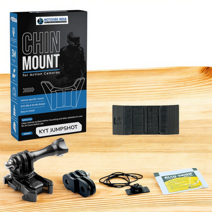 KYT Jumpshot Helmet Chin Mount by Motovibe Motovibe