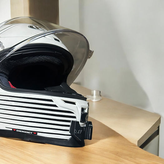 KYT Striker Helmet Chin Mount by Motovibe Motovibe