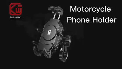 Kewig Motorcycle Accessories Anti-vibration Motorcycle phone holder with Wireless Charger (M26-A1) Kewig