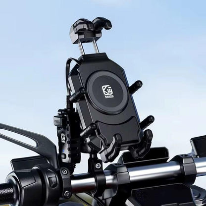Kewig Motorcycle Accessories Anti-vibration Motorcycle phone holder with Wireless Charger (M26-A1) Kewig