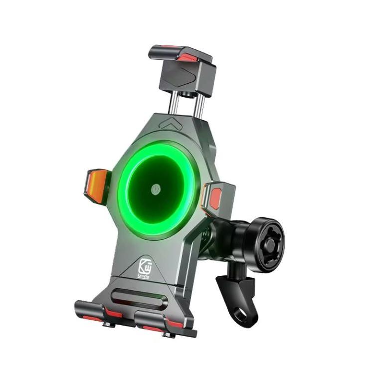 Kewig Wireless Charging Motorcycle Phone Holder with Anti-Vibration Damper (M23-A1) Kewig