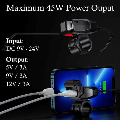 Kewig USB Super fast charger waterproof Input voltage:dc12-24v Output voltage:36v (C Charger) (B10-C) Kewig