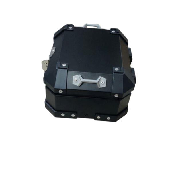 LGP-10 litres Aluminium Top Box black ( Fits All Motorcycles )-LGP11209 LGP