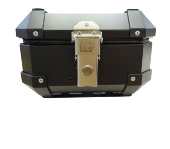 LGP-10 litres Aluminium Top Box black ( Fits All Motorcycles )-LGP11209 LGP