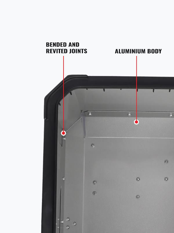 LGP Heavyduty Top Case/Top box 65L Premium Aluminium-Universal (Black)-LGP1122 LGP