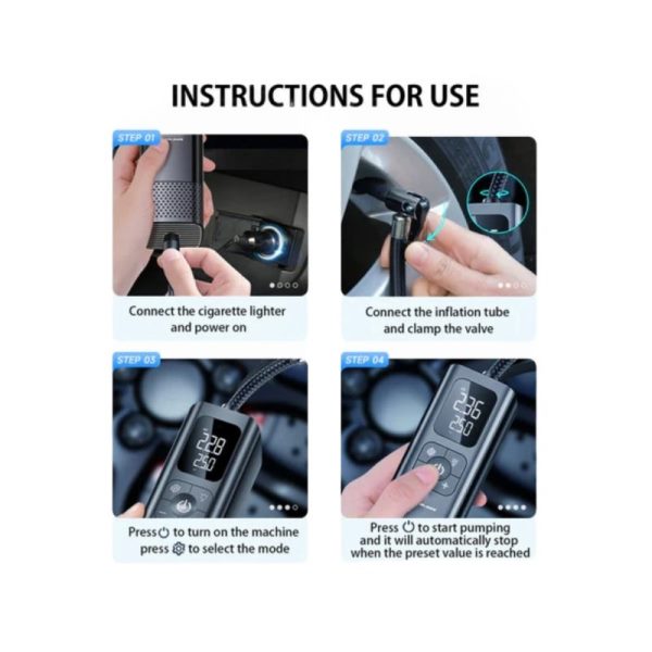 LGP-Tire Inflator Portable Air Compressor-T15B LGP
