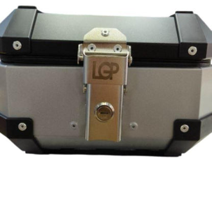 LGP 10 litres Aluminium Top Box Silver ( Fits All Motorcycles )-LGP11210 LGP