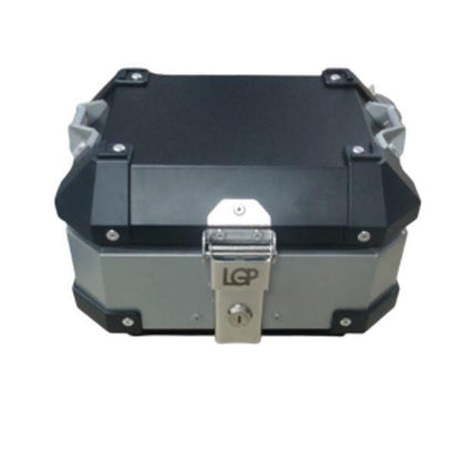 LGP 10 litres Aluminium Top Box Silver ( Fits All Motorcycles )-LGP11210 LGP