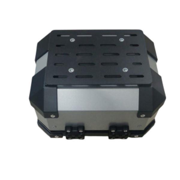 LGP 10 litres Aluminium Top Box Silver ( Fits All Motorcycles )-LGP11210 LGP