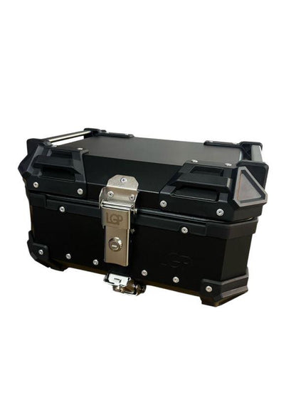 LGP 25 Litres Aluminium Top Box Black ( Fits All Motorcycles )-LGP1195 LGP