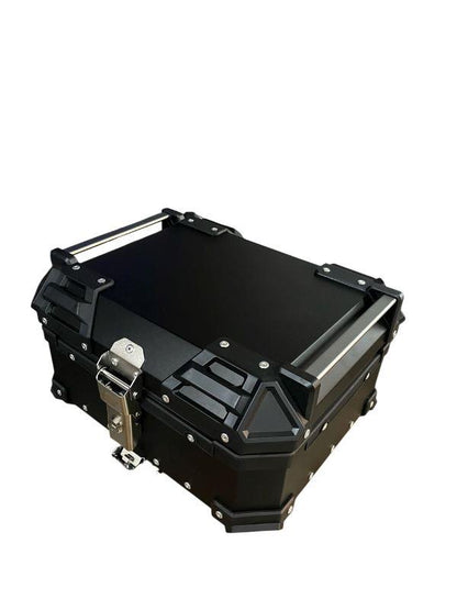 LGP 25 Litres Aluminium Top Box Black ( Fits All Motorcycles )-LGP1195 LGP