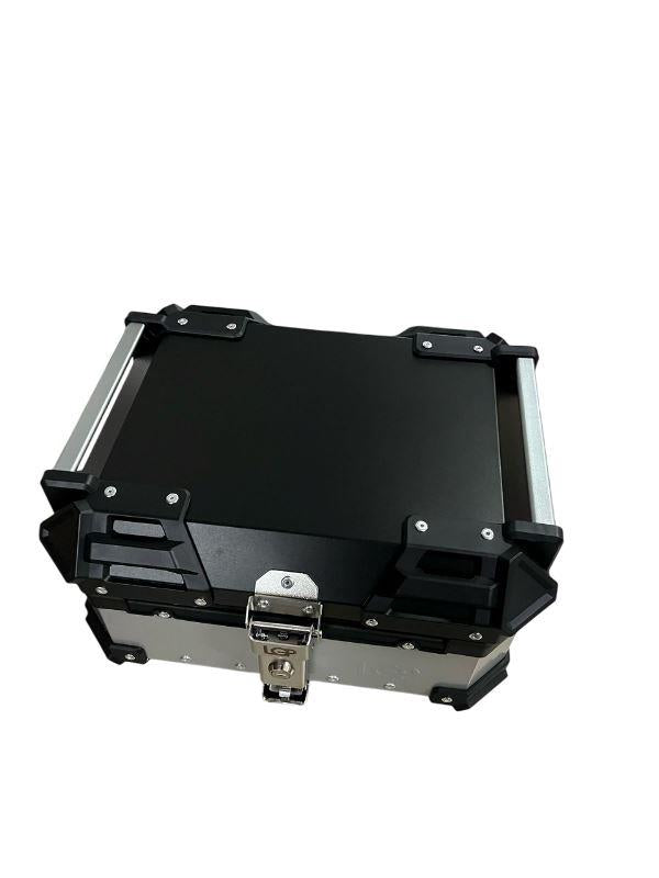LGP 25 Litres Aluminium Top Box | Silver ( Fits All Motorcycles )-LGP1196 LGP