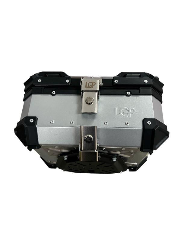 LGP 25 Litres Aluminium Top Box | Silver ( Fits All Motorcycles )-LGP1196 LGP