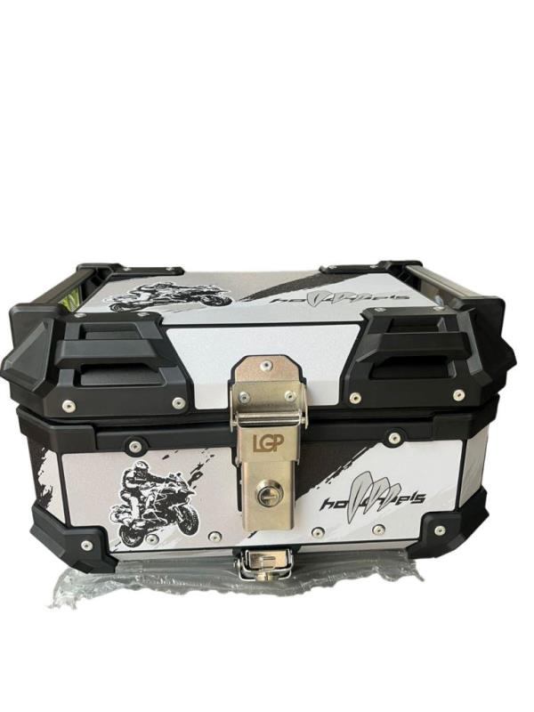 LGP 25 Litres Aluminium Top Box With Graphics Universal 2.0 ( Fits All Motorcycles )-ACS11900 LGP
