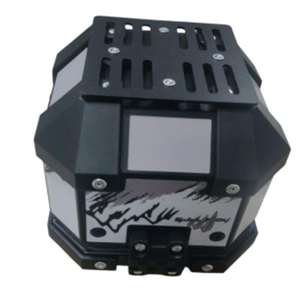 LGP 5 litres Aluminium Top Box With Adventure Graphics Premium-LGP11207 LGP