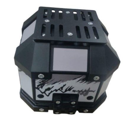 LGP 5 litres Aluminium Top Box With Adventure Graphics Premium-LGP11207 LGP
