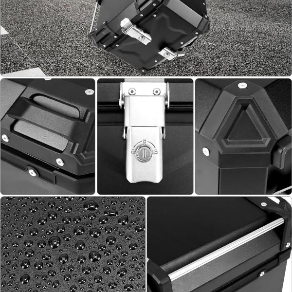LGP Adventure Top Box For Himalayan 411/450(Case) 45ltrs Black Premium By-Universal-LGP11203 LGP