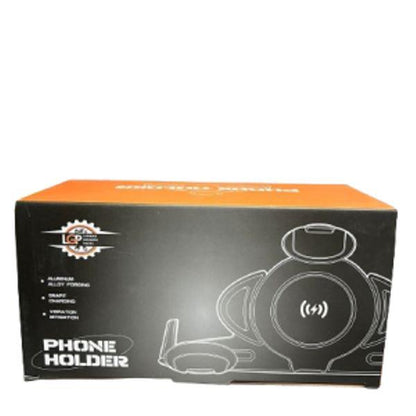 LGP Alpha Mount Handlebar Premium Mobile Holder Without Charger Ideal For Maps And Navigation ( Black )-LGP1140