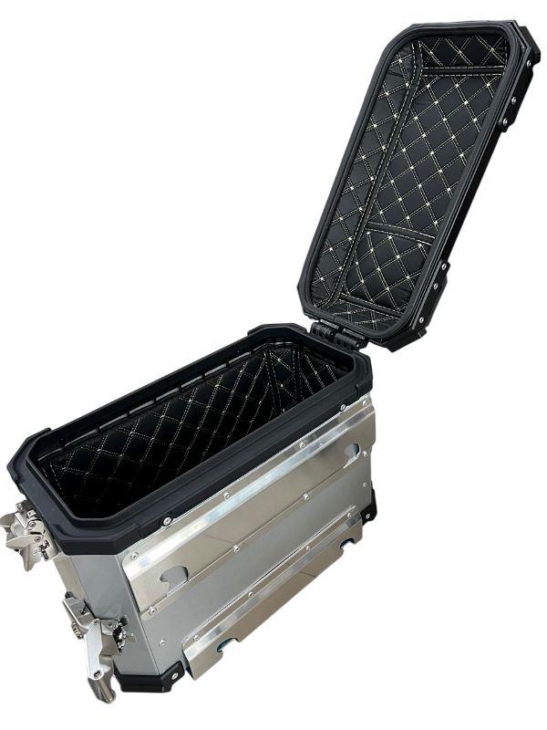 LGP Aluminium Touring Panniers 38L-Set of 2-Silver-LGP11202 LGP