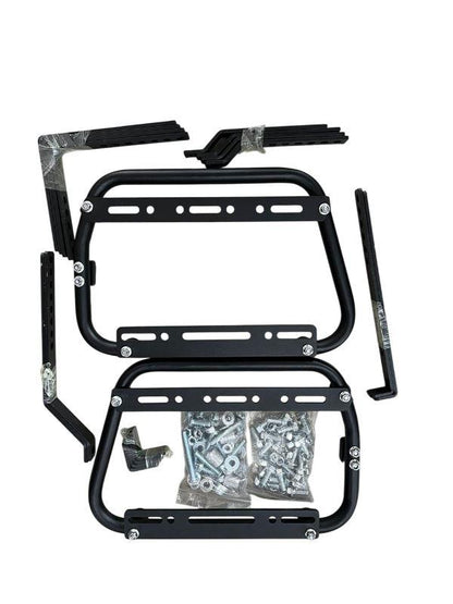 LGP Aluminium Touring Panniers 38L-Set of 2-Silver-LGP11202 LGP