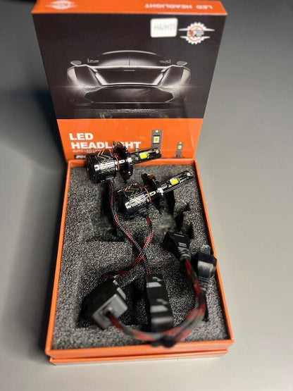 LGP H4 / H19 LED Headlight 200W Conversion Kit 22000LM Car Driving Headlamp Bulb 6000K Super Bright Beam Fog Light For All Cars-AUX1179 LGP