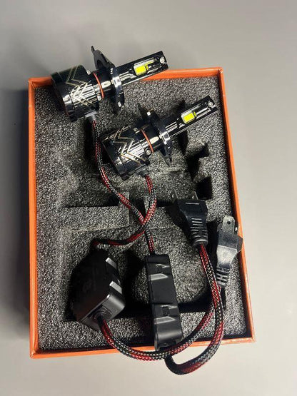 LGP H4 / H19 LED Headlight 200W Conversion Kit 22000LM Car Driving Headlamp Bulb 6000K Super Bright Beam Fog Light For All Cars-AUX1179 LGP