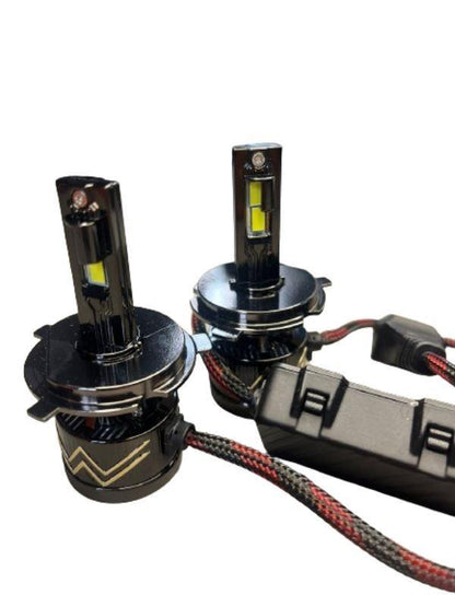 LGP H4 / H19 LED Headlight 200W Conversion Kit 22000LM Car Driving Headlamp Bulb 6000K Super Bright Beam Fog Light For All Cars-AUX1179 LGP