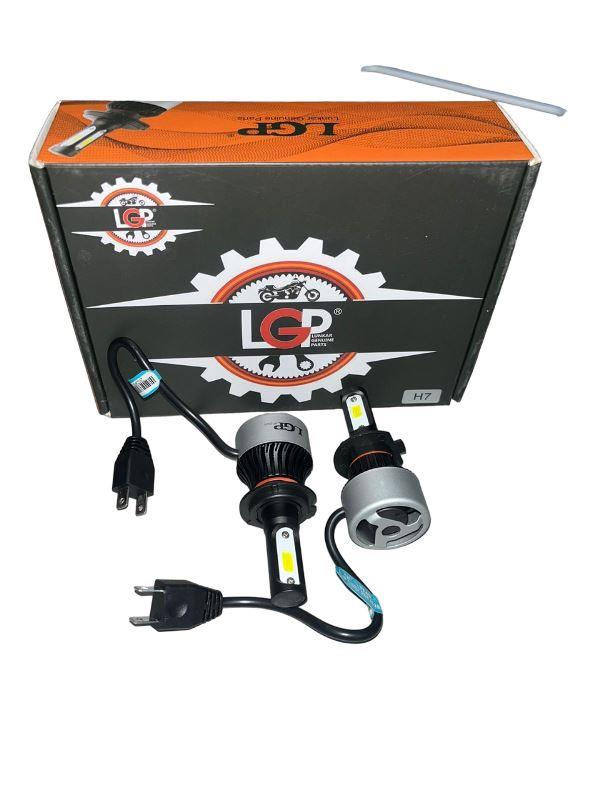 LGP H7 Hi/Lo 9000LM 6500K 72 W LED Automotive Headlight Bulbs Auto Conversion Driving Lamp (Cool White light) (H7) For All Cars-AUX1182 LGP