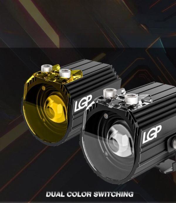 LGP Mk02 Spotlight Ip67 Waterproof Auxiliary Lights With With Harness Compatible For All Motorcycles And Cars-Premium-LGP11126 LGP