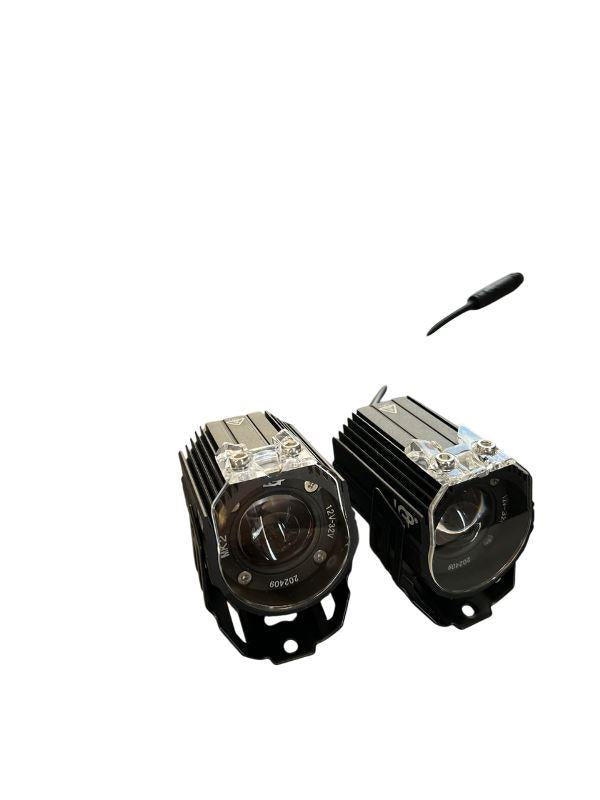 LGP Mk02 Spotlight Ip67 Waterproof Auxiliary Lights With With Harness Compatible For All Motorcycles And Cars-Premium-LGP11126 LGP