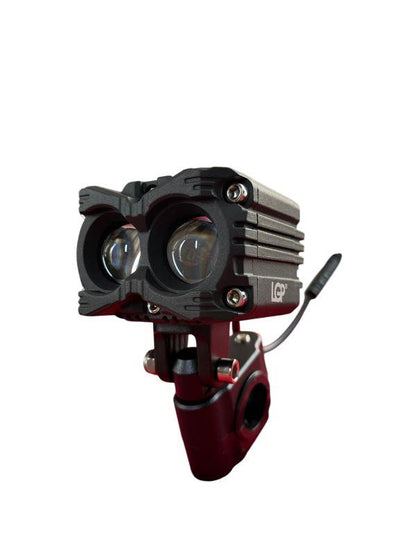 LGP Mk05 Spotlight Ip67 Waterproof Auxiliary Lights With With Harness Compatible For All Motorcycles And Cars-Premium-LGP11127 LGP