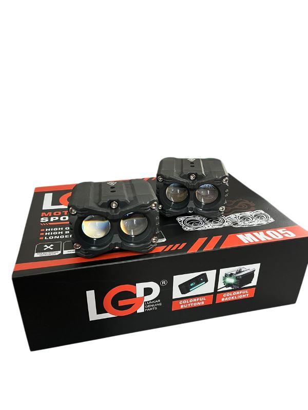 LGP Mk05 Spotlight Ip67 Waterproof Auxiliary Lights With With Harness Compatible For All Motorcycles And Cars-Premium-LGP11127 LGP