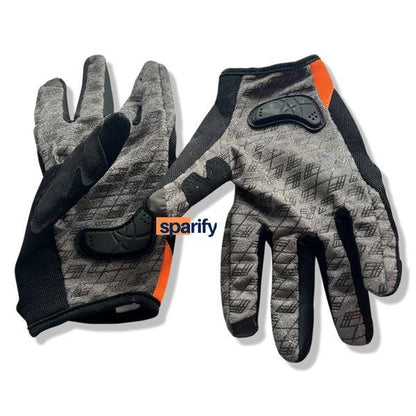 LGP Motocross Riding Gloves Black (Orange) LGP