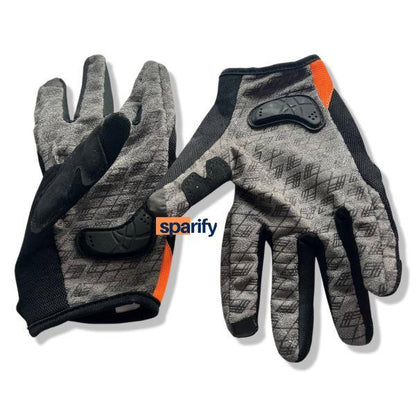 LGP Motocross Riding Gloves Black (Orange) LGP