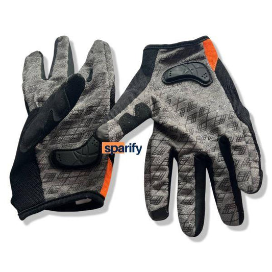 LGP Motocross Riding Gloves Black (Orange)