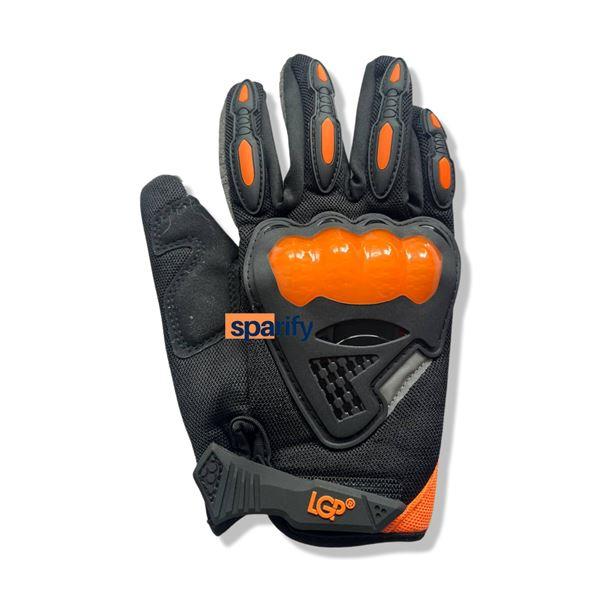 LGP Motocross Riding Gloves Black (Orange) LGP