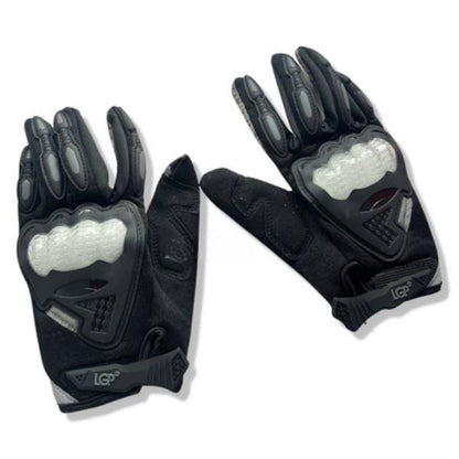LGP Motocross Riding Gloves (Black/Grey)
