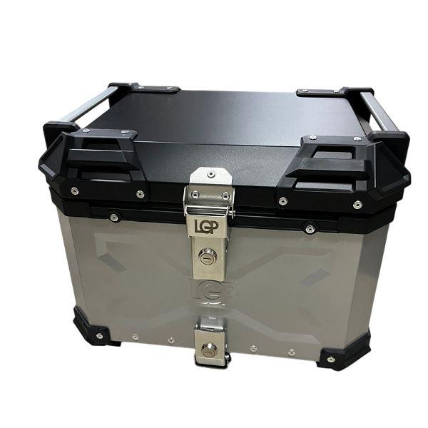 LGP Motorcycle Top Box-X Type-45l Silver Premium Fits All Motorcycle-LGP11240 LGP