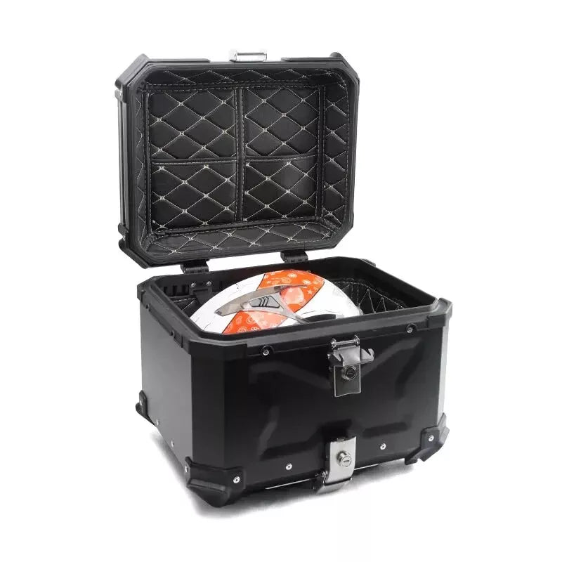 LGP Premium X Aluminium Top Box 45l-Black( Compatible For All Motorcycle )-LGP1130 LGP