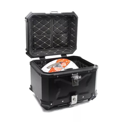 LGP Premium X Aluminium Top Box 45l-Black( Compatible For All Motorcycle )-LGP1130 LGP