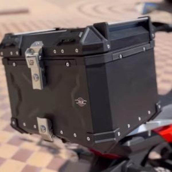 LGP Premium X Aluminium Top Box 45l-Black( Compatible For All Motorcycle )-LGP1130 LGP