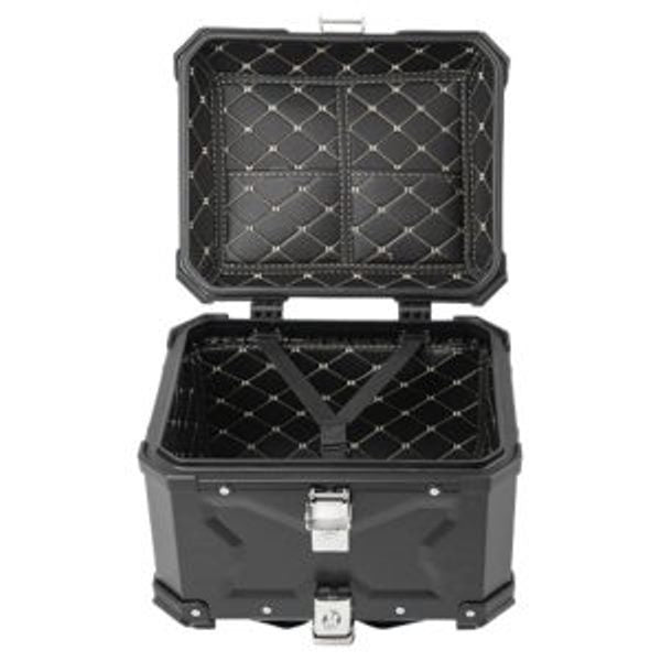 LGP Premium X Aluminium Top Box 45l-Black( Compatible For All Motorcycle )-LGP1130 LGP